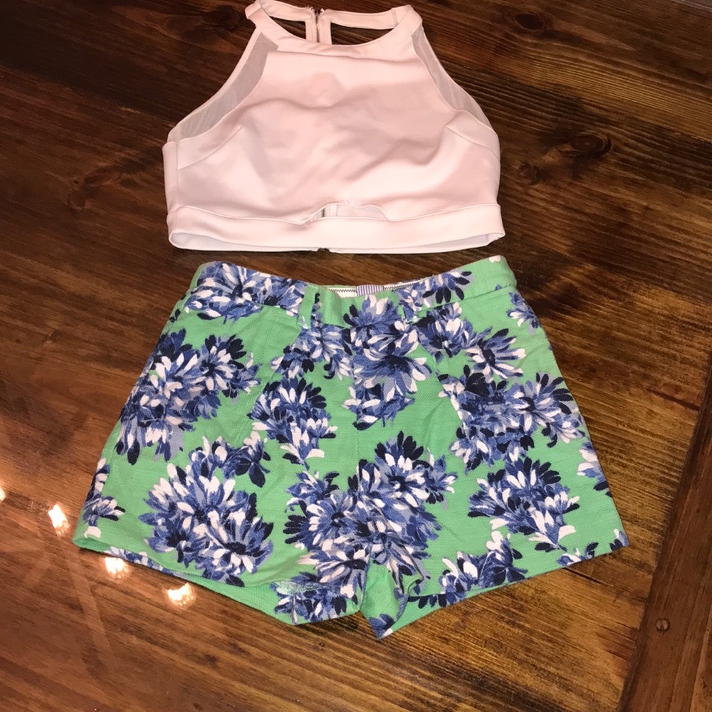J. Crew floral shorts